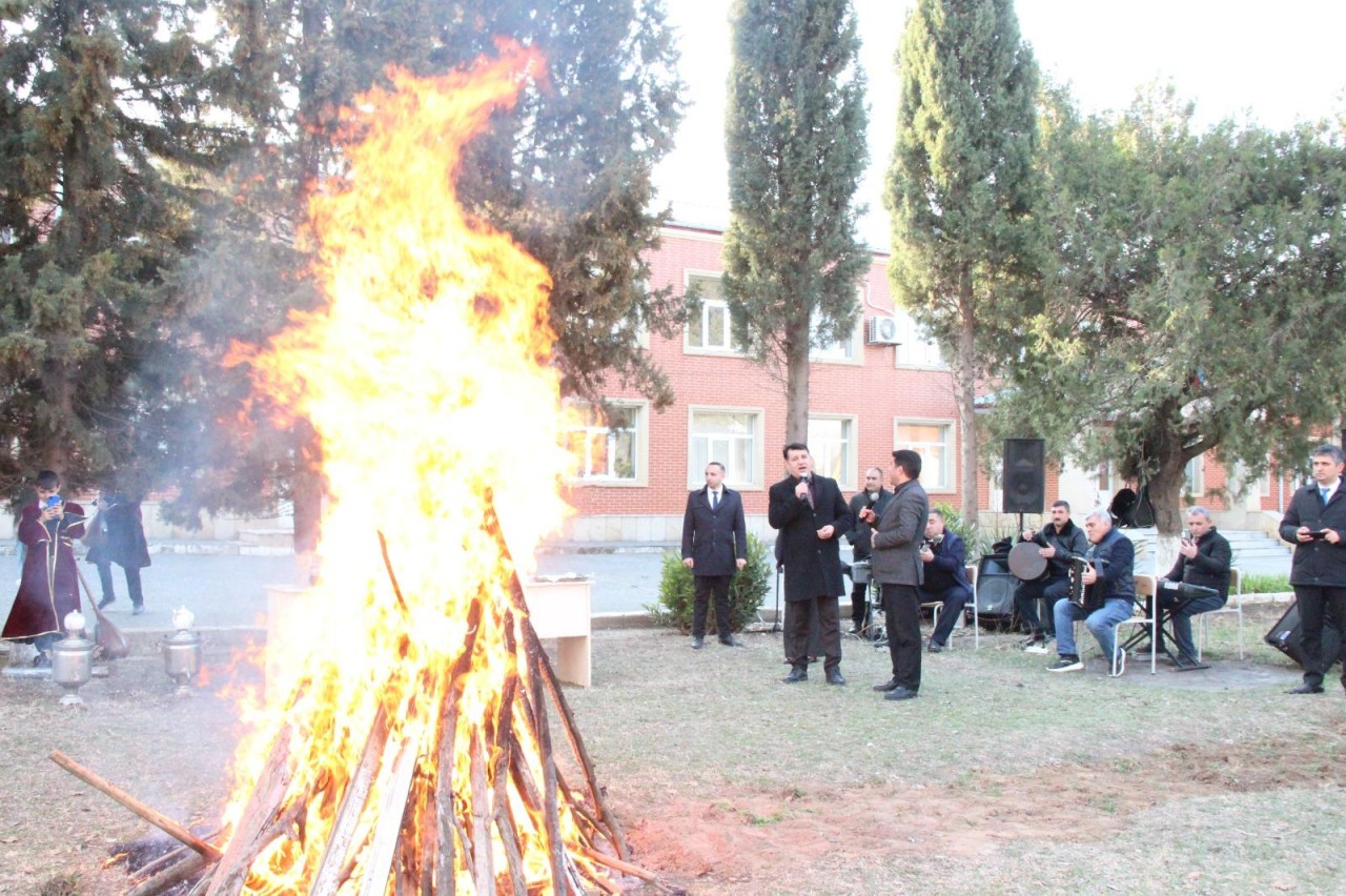 Goranboyun Hazırəhmədli kəndində Yel çərşənbəsi qeyd olundu - FOTOLAR